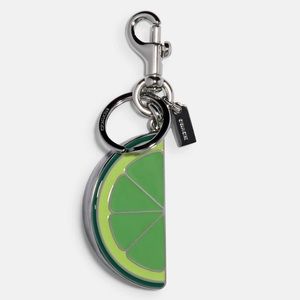 Coach Lime Key Chain/Charm. NWT.
